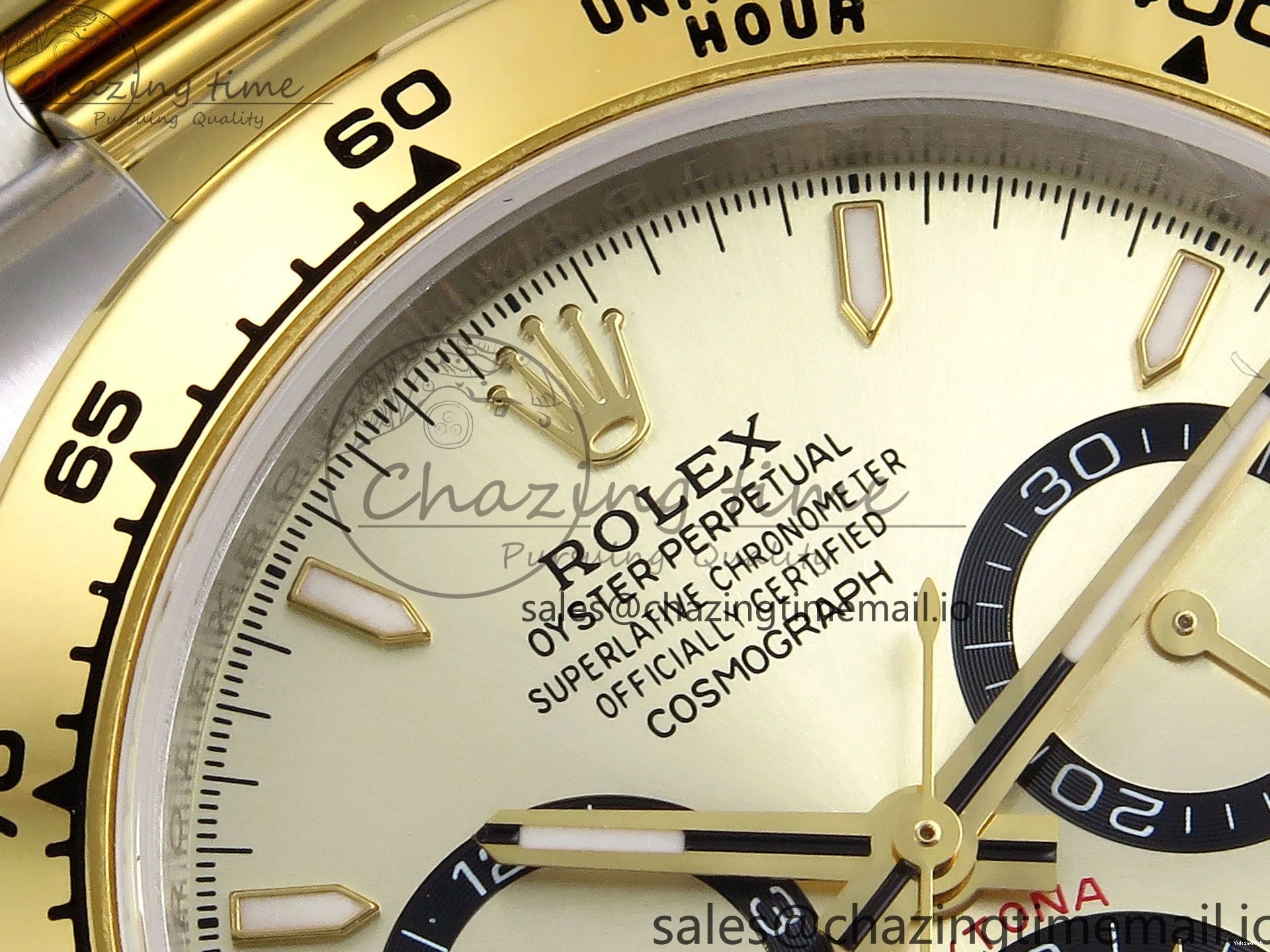 YG Daytona QF SS 1:1 Braclet YG V5 on Dial Best SH4131 126503 Edition 0428